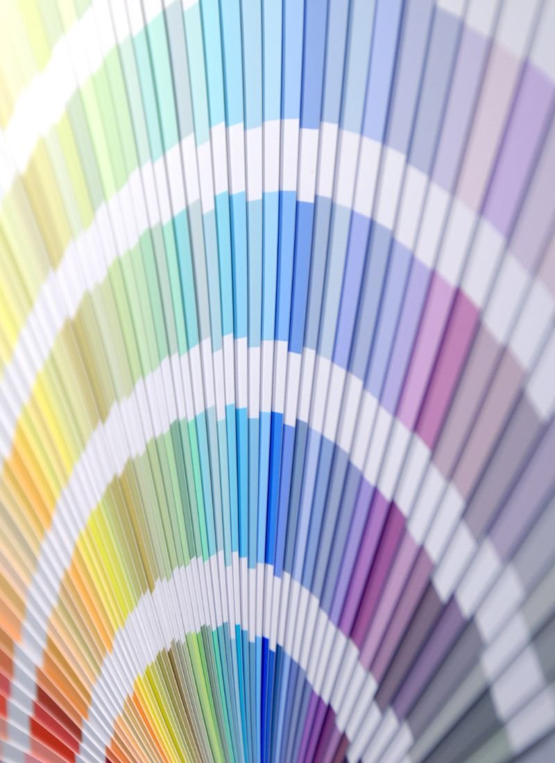 Nuancier de couleurs décoratives – outils de coloriste pour harmonies d’intérieur